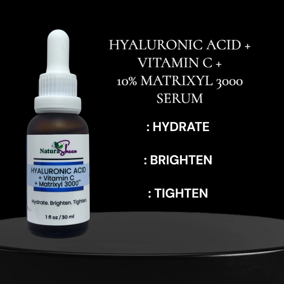 SUERO HIALURÓNICO + VITAMINA C + MATRIXYL 3000. Iluminador, hidratante y reafirmante. Foto 2 de 4