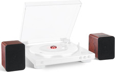 Speakers for Vinyl Record Player, Bluetooth Turntable Speakers with 45 RPM Adapt