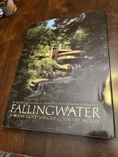 FALLINGWATER: A FRANK LLOYD WRIGHT COUNTRY HOUSE Edgar Kaufmann Large Hardcover
