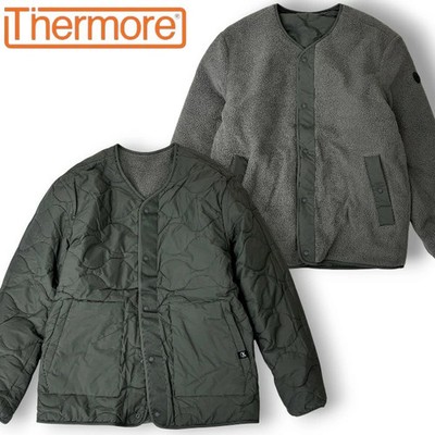 Millet Reversible Insulated Jacket Gray Thermore No-Color Light Outerwear M-L