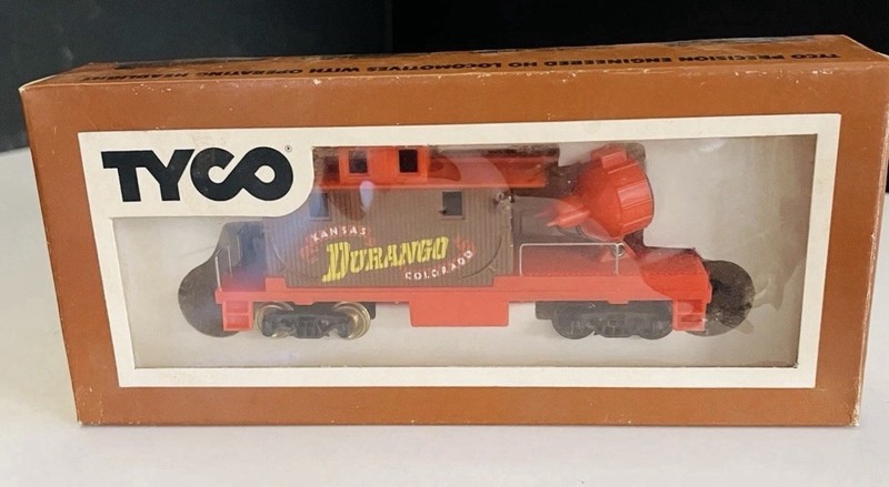 TYCO HO SCALE  DURANGO FLOOD LIGHT CAR #347 B EXCELLENT CONDITION