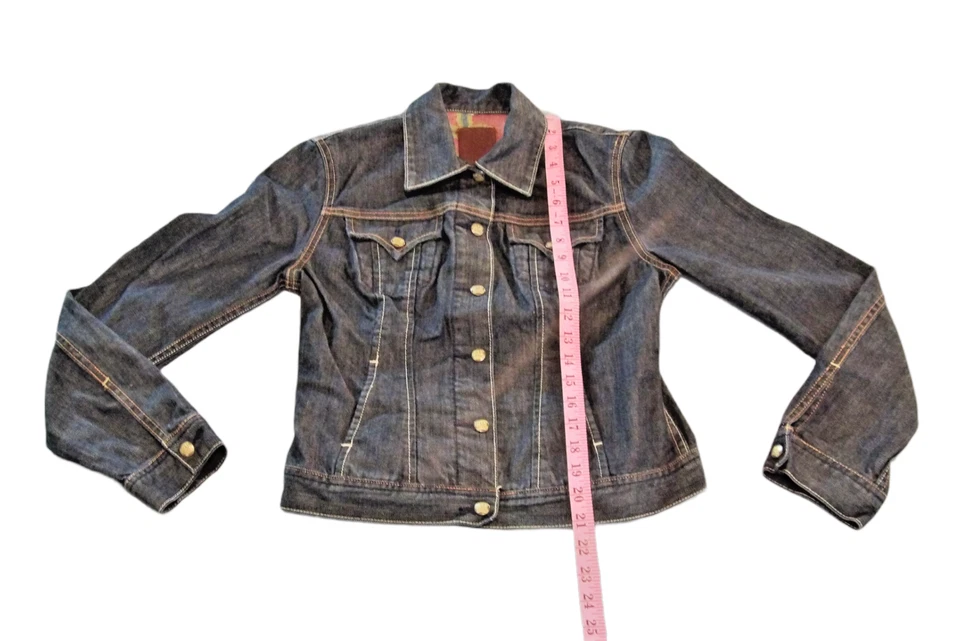 Chaqueta vaquera para niña Aged Lucky Brand manga larga 100 % algodón talla M Foto 3 de 4