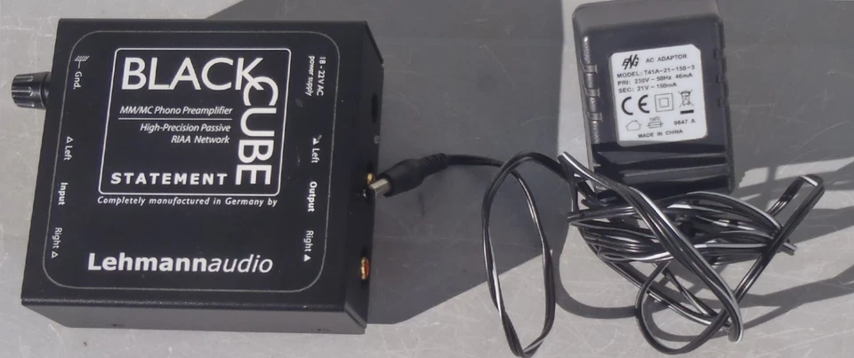 Lehmannaudio Black Cube  Phono-Vorverstärker - Schwarz (High End Klassiker) - Bild 2 von 4