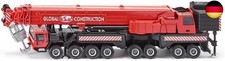 siku 4311, Großkran Mega Lifter, 1:55, Metall/Kunststoff, Rot, Ausziehbarer 
