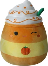 Squishmallows Original 14-Inch Delindy Orange Pumpkin Spice Latte Jazwares Plush