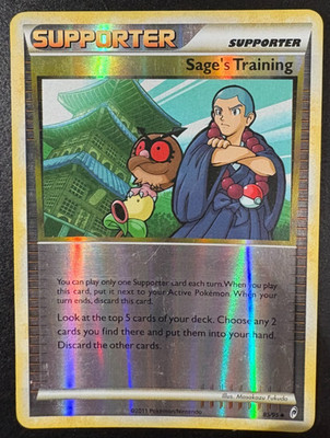 Pokémon Weiser Training 85/95 Ruf der Legenden Reverse Holo MP