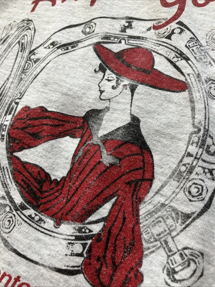 Camisa De Colección Años 90 Anything Goes Midland MI MCFTA Juego Local Puntada Única Gris L Foto 3 de 4