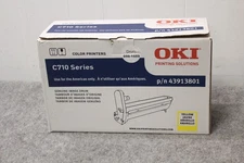 NEW OKI Genuine Image Printer Drum (YELLOW) C710 Series 43913801 OEM Sealed!