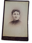 Photograph Cabinet Card Hunton Studio Portrait Hallowell Maine Mrs Fred Hunton — photo 1