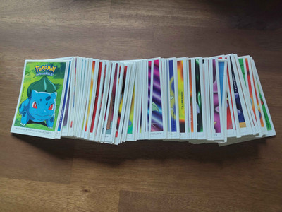 Dunkin Boomer Pokémon Sticker 2000 Aufkleber 1. + 2. Generation Nummer 1 - 150