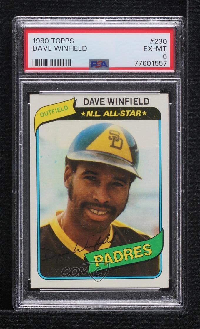 1980 Topps Dave Winfield #230 PSA 6 HOF 0d08