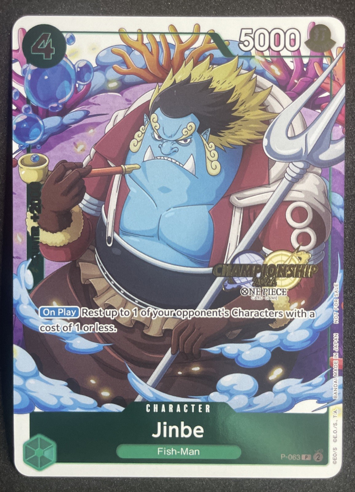 Jinbe ChampionShip 2024 Event Pack One Piece Promo Card  P-063 (1B)