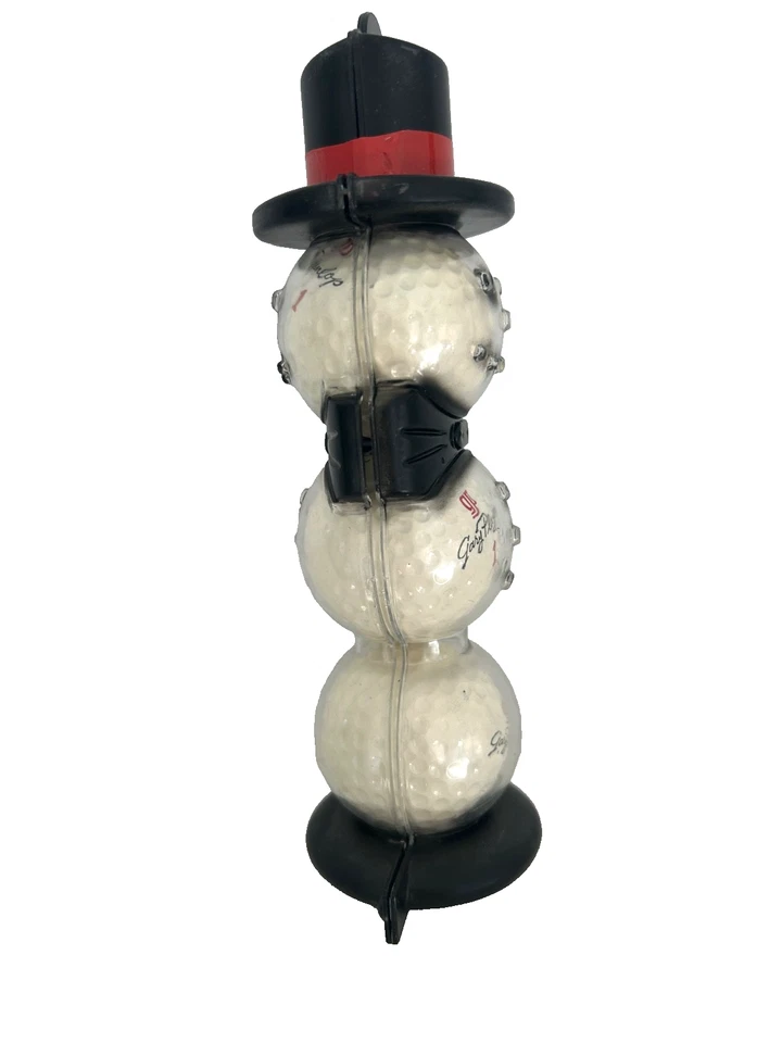 Vintage Signature Golf Balls Gary Player, 3 balls in a Christmas Snowman Package - Image 2 of 4