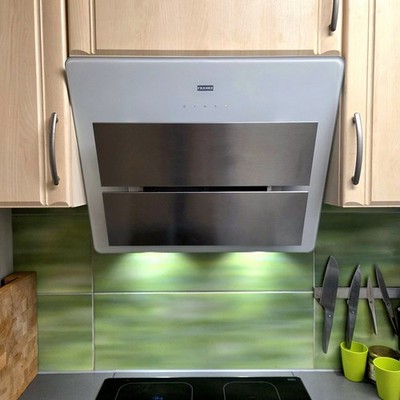 Franke MARIS Dunstabzugshaube Kopffrei 60cm FMA-605 WH XS Glas Edelstahl Touch 