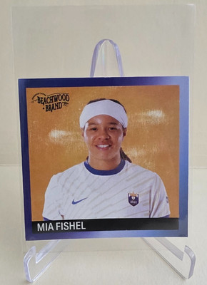 2025 PARKSIDE BEACHWOOD BRAND NWSL MIA FISHEL CARAMELS BLUE #32 Ser #/100