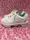 SEBOWEL Women's White Lace-Up Quad Roller Skates Shoes, Roller Skate Shoes — photo 2