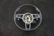 Front Driver Steering Wheel Leather Black 9y0419091kf Porsche Cayenne Gts 19-23 Front Driver Steering Wheel Leather Black 9y0419091kf Porsche Cayenne Gts 19-23
