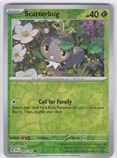 2024 Scatterbug Common SV08: Surging Sparks 005/191 NM Reverse Holo LP-NM