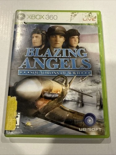 Blazing Angels: Squadrons of WWII (Microsoft Xbox 360, 2006) Tested With Manual