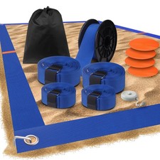 Beach Volleyball Court Line Beach Volleyball Court Boundary Sideline and End ...