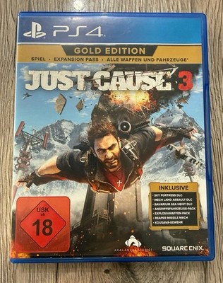 Playstation 4 Spiel: Just Cause 3 - Gold Edition PS4 - guter Zustand -