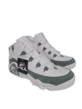 Fila Men's Grant Hill 1 1BM01253 Basketball Shoe White Gray Size 13M