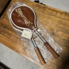 Spalding Smasher III Tennis Racquets with Covers Made in USA