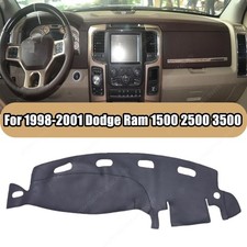 For 1998-01 Dodge Ram 1500 2500 3500 Leather Dashboard Dash Cover Dashmat Carpet