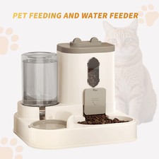 Fully Automatic 2in1 Cat Food Dispenser - Integrated Water And Food Feeding Syst