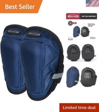 Lightweight Gel Knee Pads in Navy/Black - Tough Nylon for Ultimate Protection