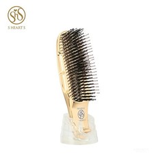 S.HEART.S World Premium Short Scalp Brush Gold 572 Pins Hair Care Japan