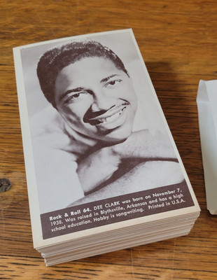 1959 Nu-Card ROCK & ROLL STARS - Complete 64 card set - HI-GRADE - 5 3/8 x 3 1/4