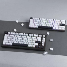 XVX PBT Keycaps - White Keycaps MOA Profile, Japanese Key Caps 75 60 100 Percent