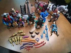 Vintage 1993 TMNT Movie 3 Figure Lot With Accessories