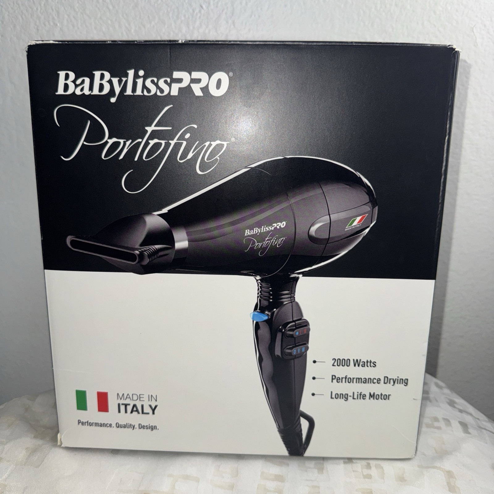 Babyliss Pro Nano Titanium Portofino 6600 Hair Dryer BNT6610 Fast Drying Lightweight