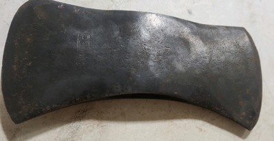 Vtg Plumb Double Bit Axe Head 9'' Long And 4'' Cutting Edge  GC