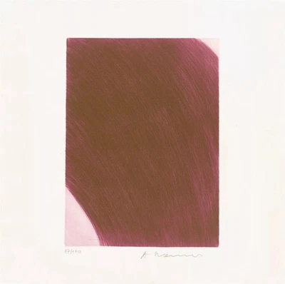 Arnulf Rainer handsigniert nummeriert Radierung 1972 FALL 60 x 60cm - Bild 1 von 4