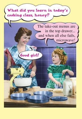 Cooking Class - Nobleworks Funny Mother's Day Card
