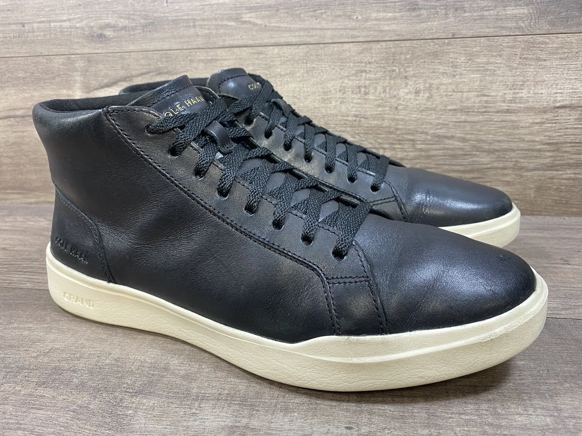 Cole Haan Men\'s Grand Evolution Black Leather Chukka Boots 11.5M - New in Box Cole Haan Black Suede Boots for Men for Sale | Shop New  main image 4