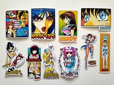 Hook-Ups Sticker Pack SET 12 Reproduction skateboarding Anime Girls Baker sk8