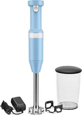 KitchenAid Cordless Variable Speed Hand Blender KHBBV53VB, Blue Velvet