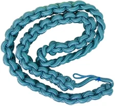 Genuine U.S. ARMY Shoulder Cord  2723 INTERWOVEN Infantry Blue Single Braid