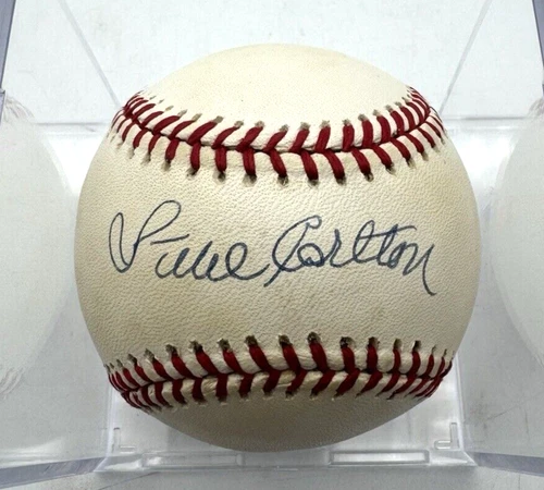 STEVE CARLTON SIGNED BASEBALL AUTHENTIC ORIGINAL WITH CERTIFICATE