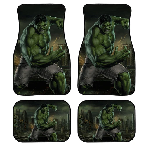 The Hulk Marvel Not-Slip Car Floor Mats