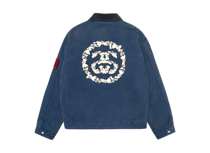 Stussy x Denim Tears Canvas Jacket Mサイズ Stussy x Denim Tears Canvas Jacket Blue Size S-XXL | eBay