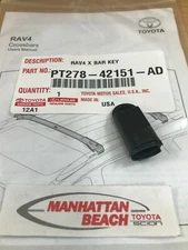 2013-2018 RAV4 ALL MODELS ROOF RACK CROSS BAR KEY GENUINE TOYOTA PT278-42151-AD