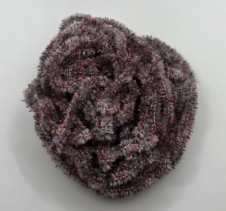 CASCADE CREST New Age Chenille - Bleeding Shad 5 Yard Pack Fly & Jig Tying #2 Medium Size