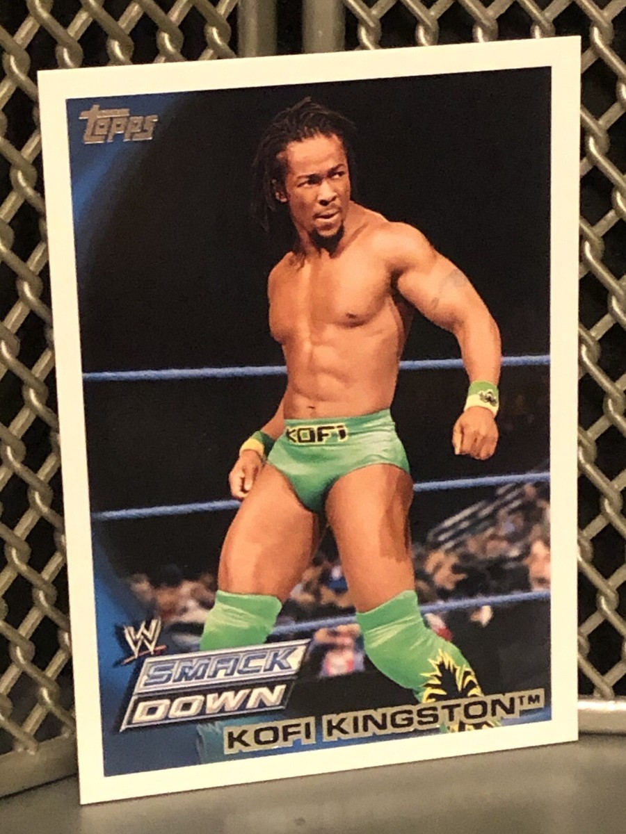 【激レア！】WWE TLC 2010 大会記念 非売品 パイプイス 2010 Topps Kofi Kingston WWE Wrestling Card #23 WWF New Day