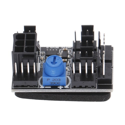 Chassis Fan PWM Hub Speed Controller High Power Support DC12V 3PIN/4PIN Sl=xp - Afbeelding 10 van 11