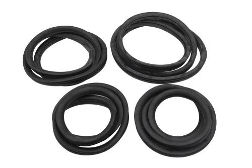 Empi Stock Window Rubber w/ Groove Kit for VW Bug / Beetle 1972-1977 4 Piece Set - Image 2 of 3